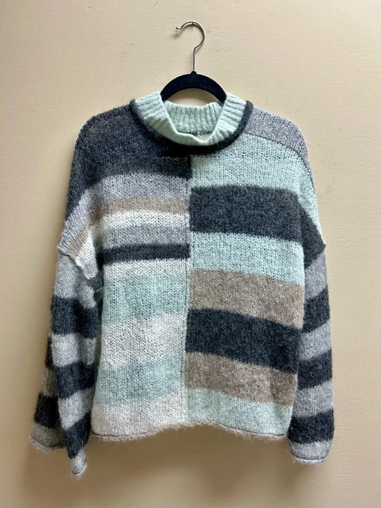 Free People Caravelli Splice Pullover Sweater - Picture 2 of 5